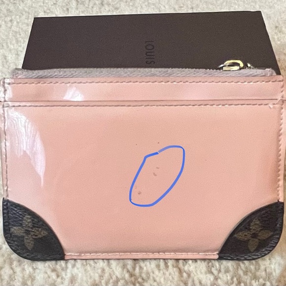 💯Authentic Louis Vuitton Patent Leather Cles Pouch/Card Holder, Gift Box & Bag - Picture 12 of 16